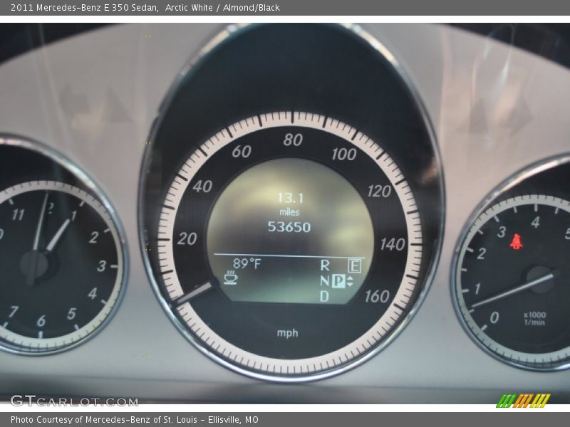 Arctic White / Almond/Black 2011 Mercedes-Benz E 350 Sedan