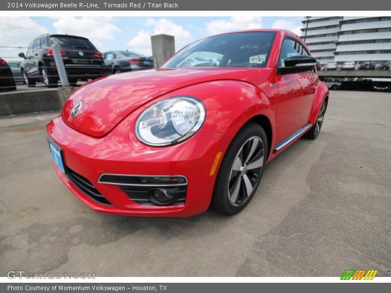 Tornado Red / Titan Black 2014 Volkswagen Beetle R-Line
