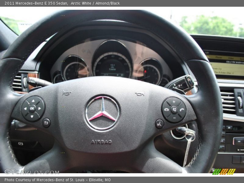 Arctic White / Almond/Black 2011 Mercedes-Benz E 350 Sedan