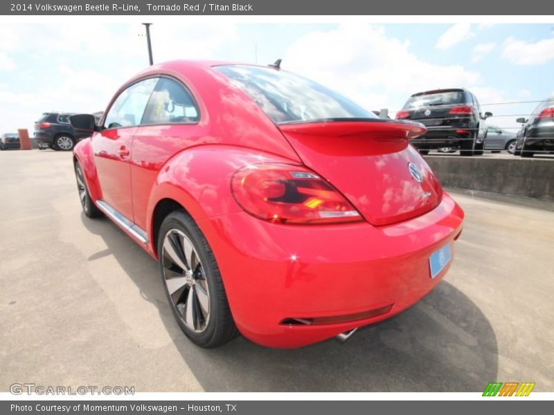 Tornado Red / Titan Black 2014 Volkswagen Beetle R-Line