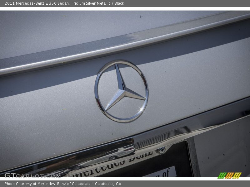 Iridium Silver Metallic / Black 2011 Mercedes-Benz E 350 Sedan