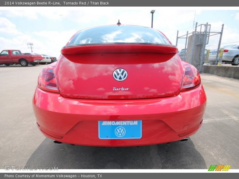 Tornado Red / Titan Black 2014 Volkswagen Beetle R-Line