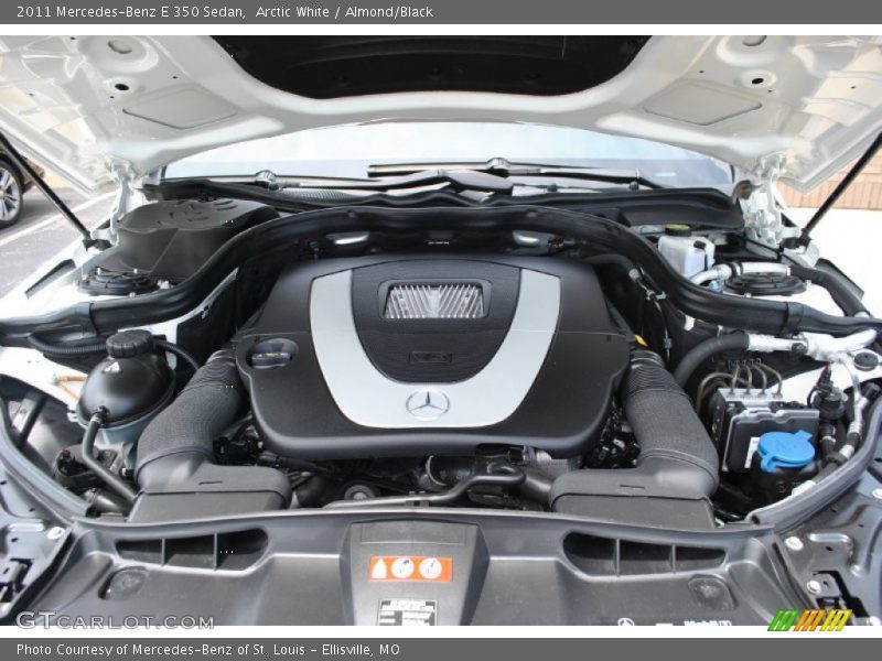 Arctic White / Almond/Black 2011 Mercedes-Benz E 350 Sedan