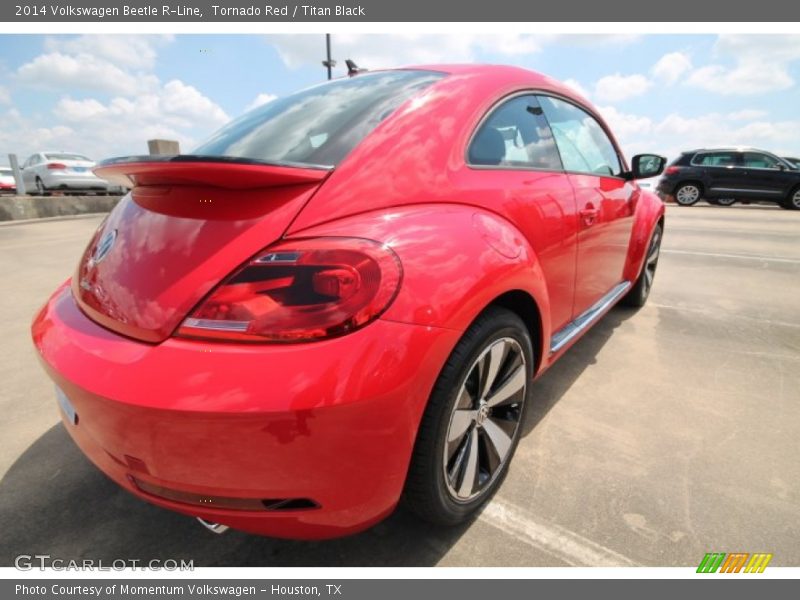 Tornado Red / Titan Black 2014 Volkswagen Beetle R-Line