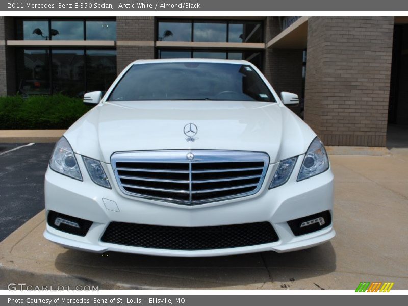 Arctic White / Almond/Black 2011 Mercedes-Benz E 350 Sedan