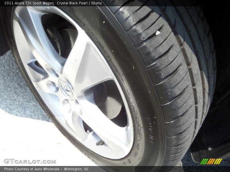 Crystal Black Pearl / Ebony 2011 Acura TSX Sport Wagon