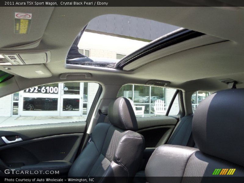 Crystal Black Pearl / Ebony 2011 Acura TSX Sport Wagon