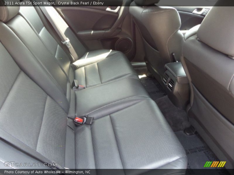 Crystal Black Pearl / Ebony 2011 Acura TSX Sport Wagon
