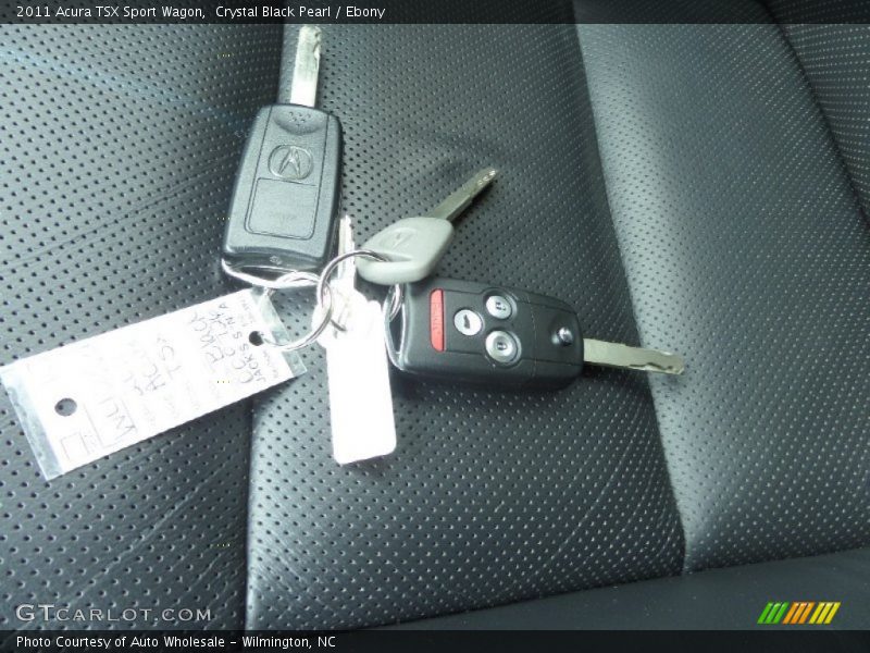 Crystal Black Pearl / Ebony 2011 Acura TSX Sport Wagon