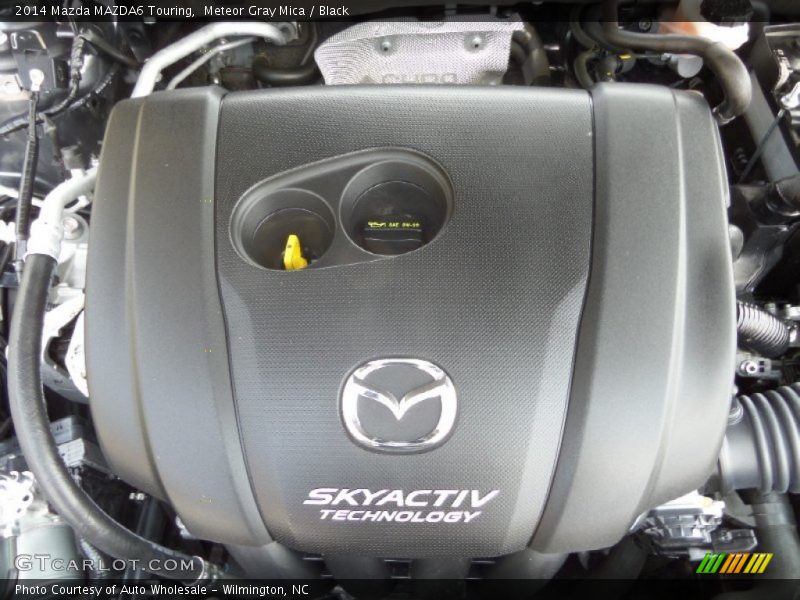 Meteor Gray Mica / Black 2014 Mazda MAZDA6 Touring