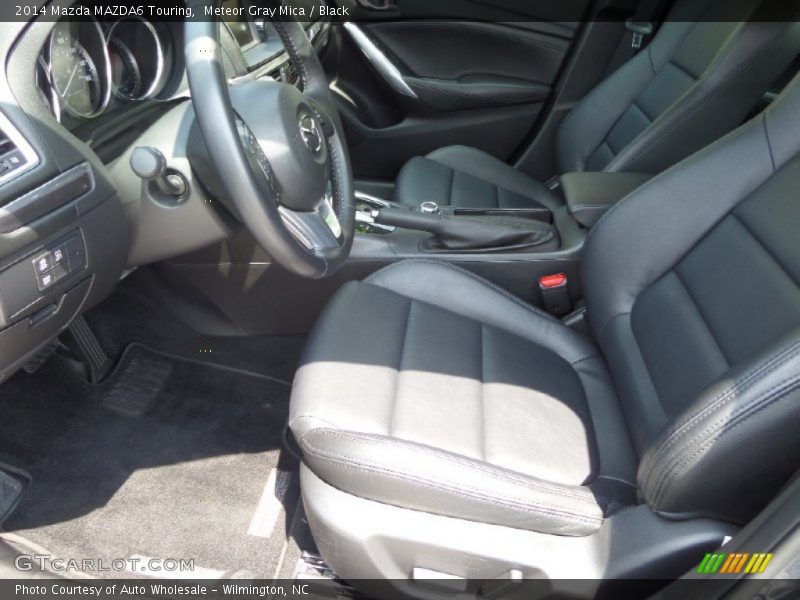 Meteor Gray Mica / Black 2014 Mazda MAZDA6 Touring