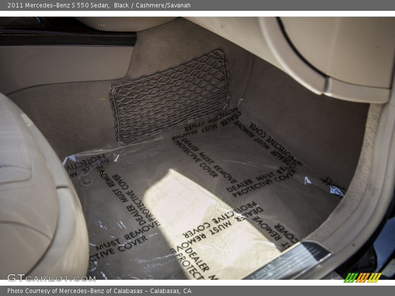 Black / Cashmere/Savanah 2011 Mercedes-Benz S 550 Sedan