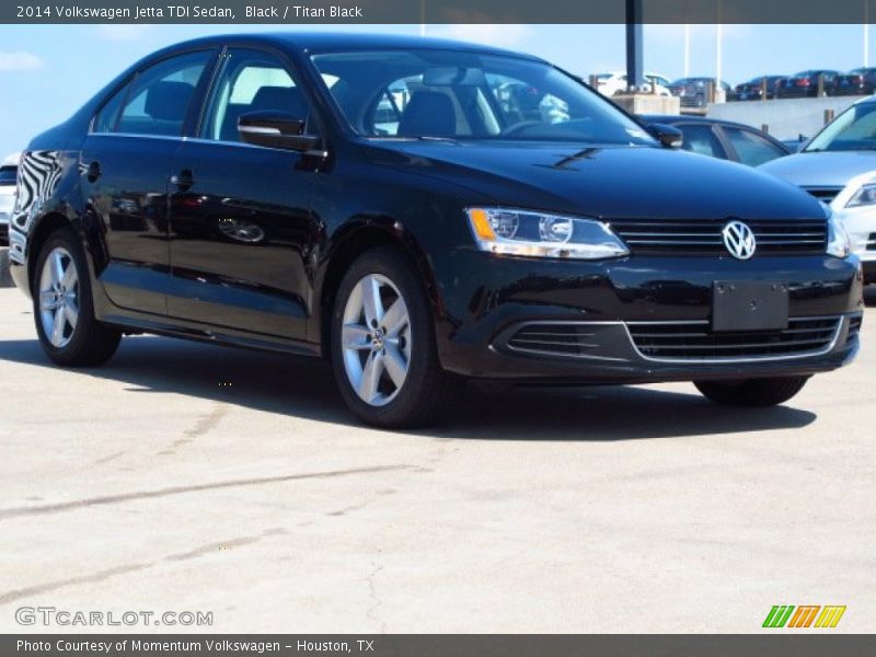 Front 3/4 View of 2014 Jetta TDI Sedan