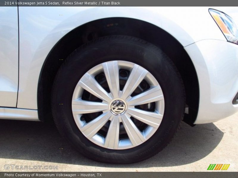 Reflex Silver Metallic / Titan Black 2014 Volkswagen Jetta S Sedan