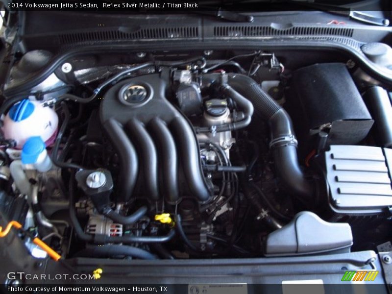 Reflex Silver Metallic / Titan Black 2014 Volkswagen Jetta S Sedan