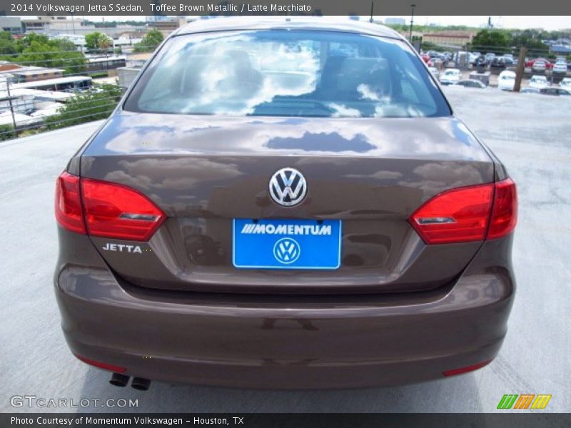Toffee Brown Metallic / Latte Macchiato 2014 Volkswagen Jetta S Sedan
