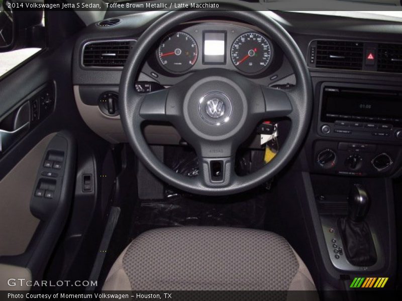 Toffee Brown Metallic / Latte Macchiato 2014 Volkswagen Jetta S Sedan