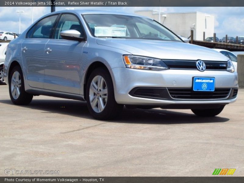 Reflex Silver Metallic / Titan Black 2014 Volkswagen Jetta SEL Sedan