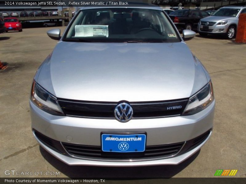 Reflex Silver Metallic / Titan Black 2014 Volkswagen Jetta SEL Sedan