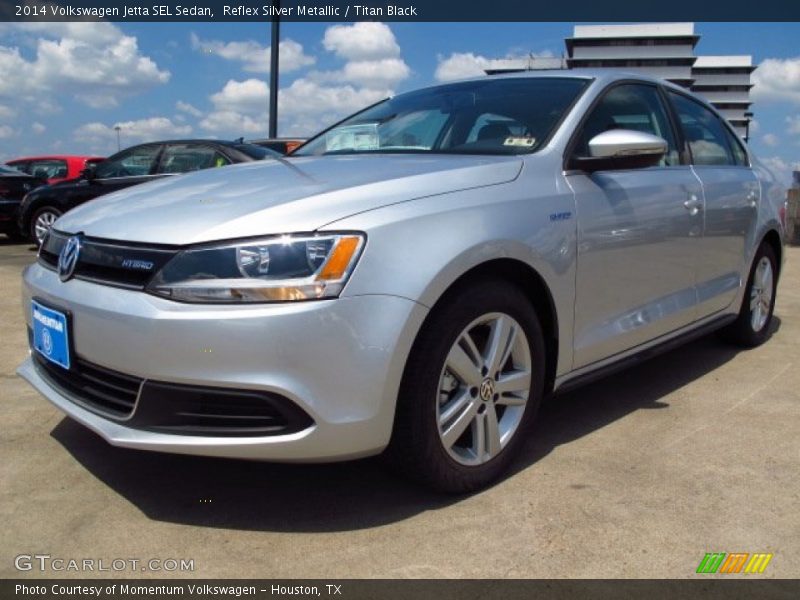 Reflex Silver Metallic / Titan Black 2014 Volkswagen Jetta SEL Sedan