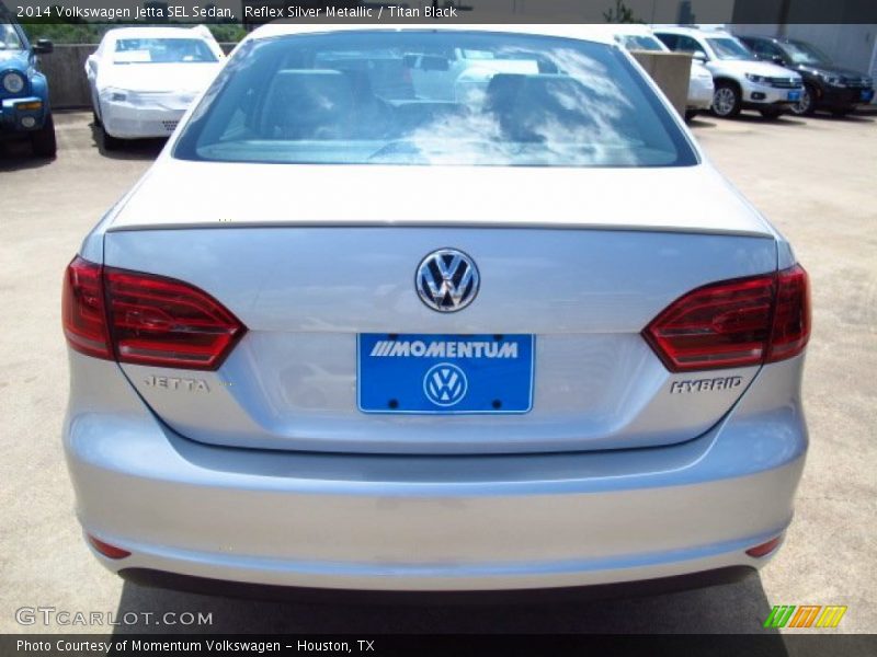 Reflex Silver Metallic / Titan Black 2014 Volkswagen Jetta SEL Sedan