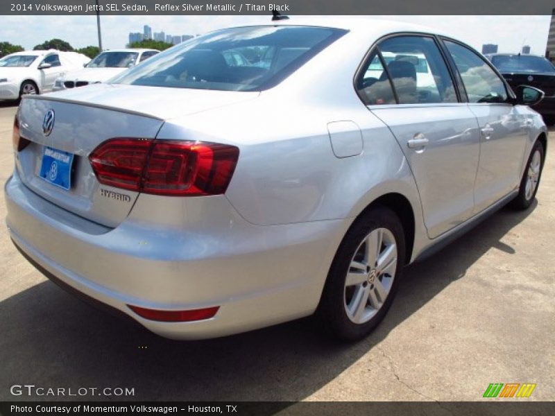 Reflex Silver Metallic / Titan Black 2014 Volkswagen Jetta SEL Sedan