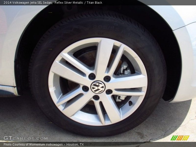 Reflex Silver Metallic / Titan Black 2014 Volkswagen Jetta SEL Sedan