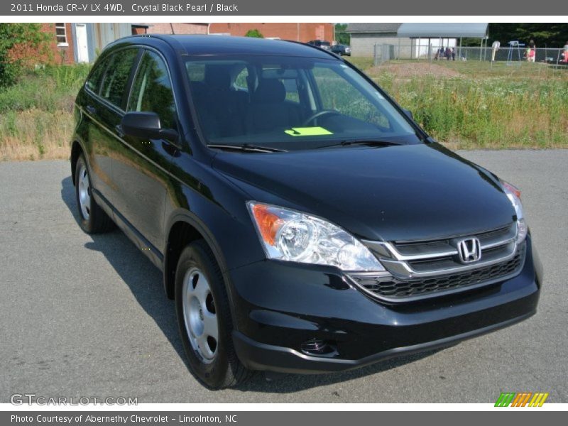 Crystal Black Pearl / Black 2011 Honda CR-V LX 4WD