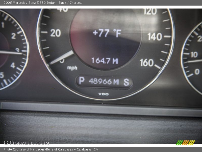 Black / Charcoal 2006 Mercedes-Benz E 350 Sedan