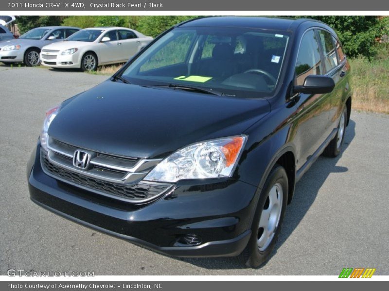 Crystal Black Pearl / Black 2011 Honda CR-V LX 4WD