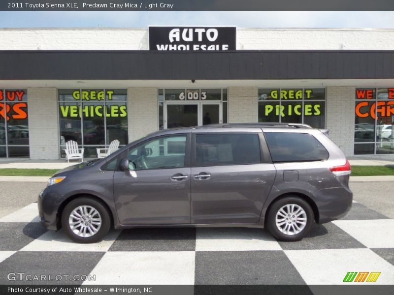 Predawn Gray Mica / Light Gray 2011 Toyota Sienna XLE