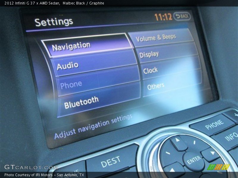 Malbec Black / Graphite 2012 Infiniti G 37 x AWD Sedan