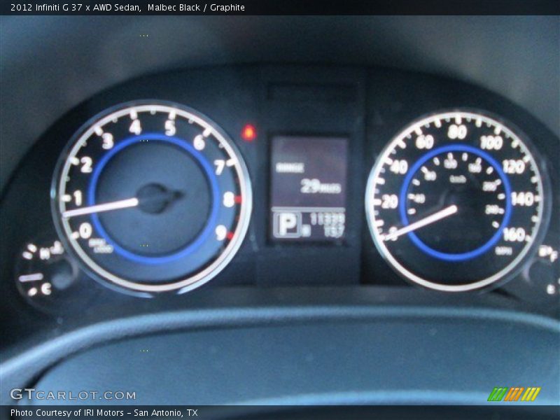 Malbec Black / Graphite 2012 Infiniti G 37 x AWD Sedan