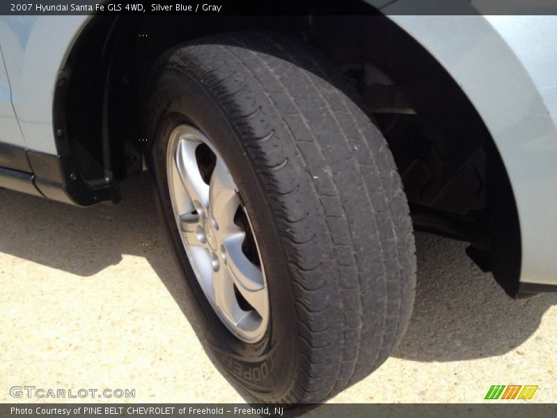 Silver Blue / Gray 2007 Hyundai Santa Fe GLS 4WD
