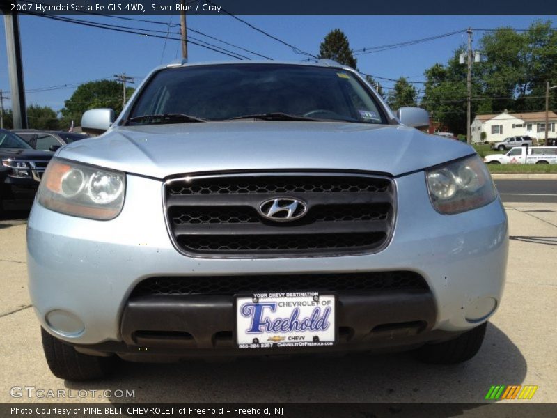 Silver Blue / Gray 2007 Hyundai Santa Fe GLS 4WD