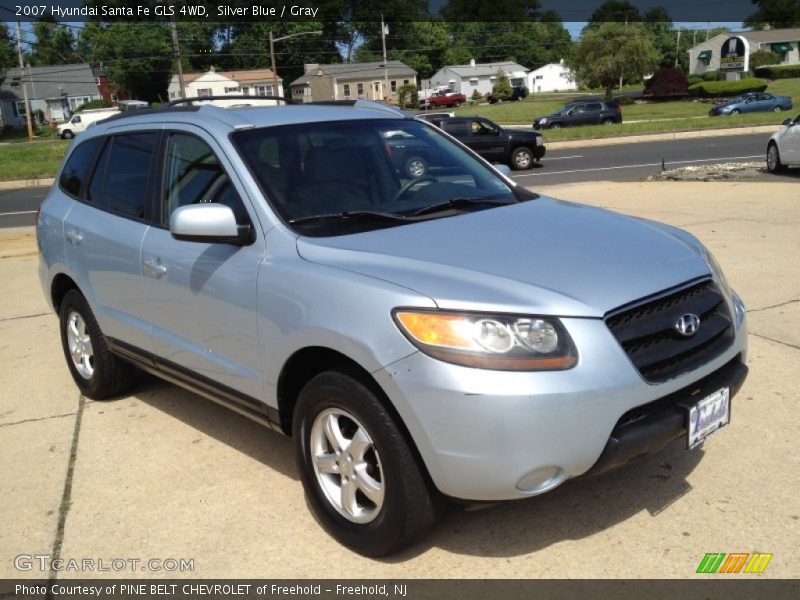 Silver Blue / Gray 2007 Hyundai Santa Fe GLS 4WD