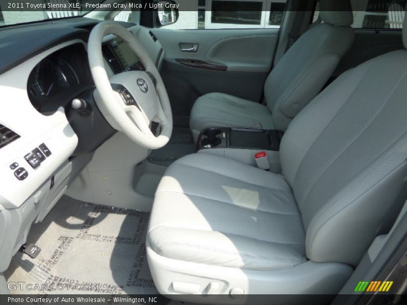 Predawn Gray Mica / Light Gray 2011 Toyota Sienna XLE