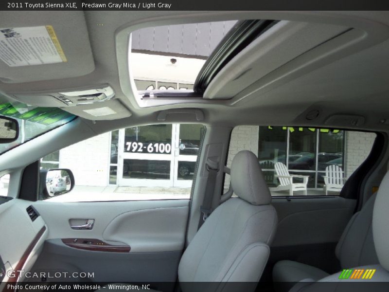 Predawn Gray Mica / Light Gray 2011 Toyota Sienna XLE