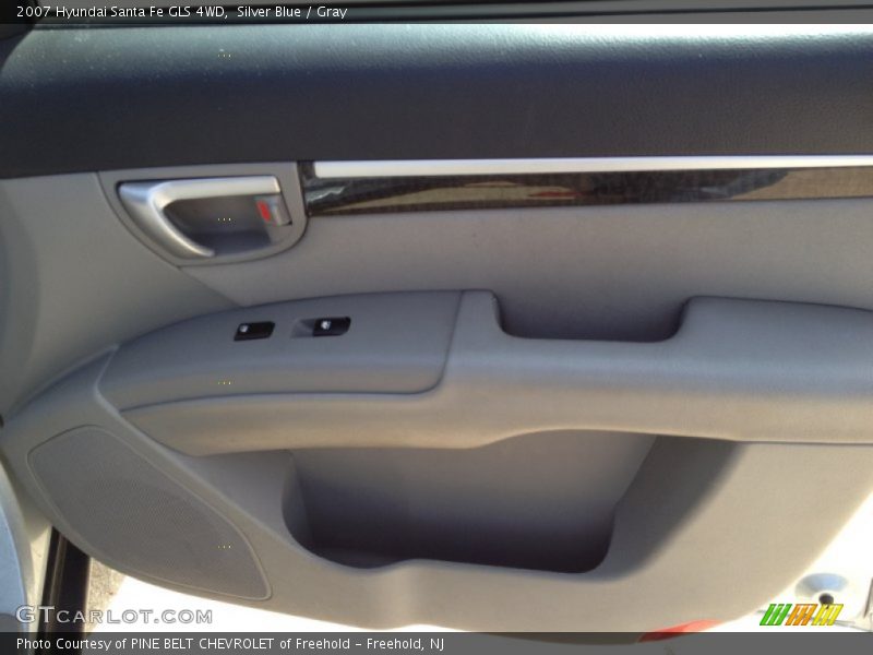 Silver Blue / Gray 2007 Hyundai Santa Fe GLS 4WD