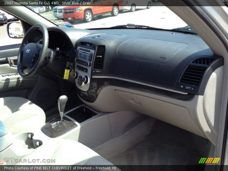 Silver Blue / Gray 2007 Hyundai Santa Fe GLS 4WD