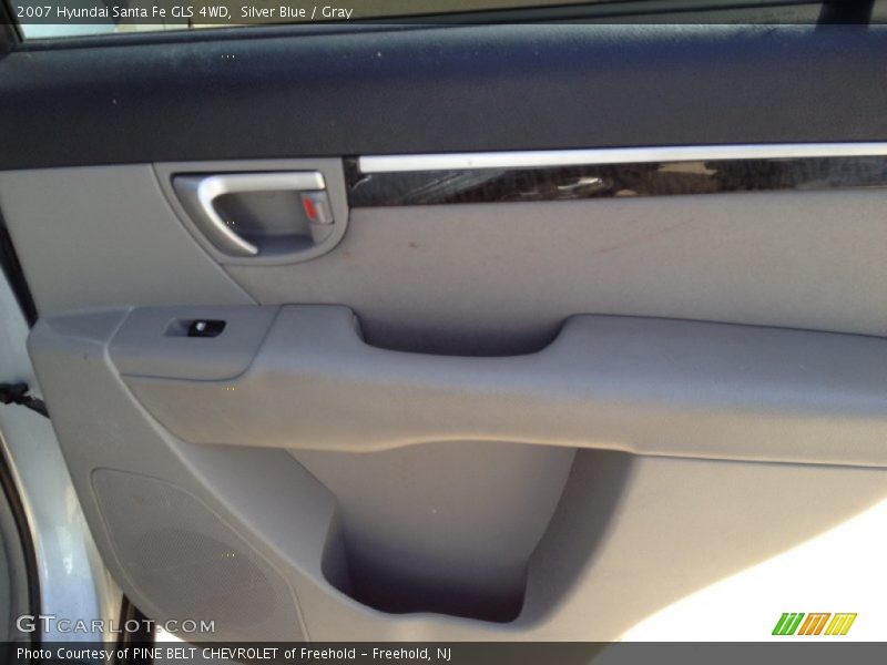 Silver Blue / Gray 2007 Hyundai Santa Fe GLS 4WD