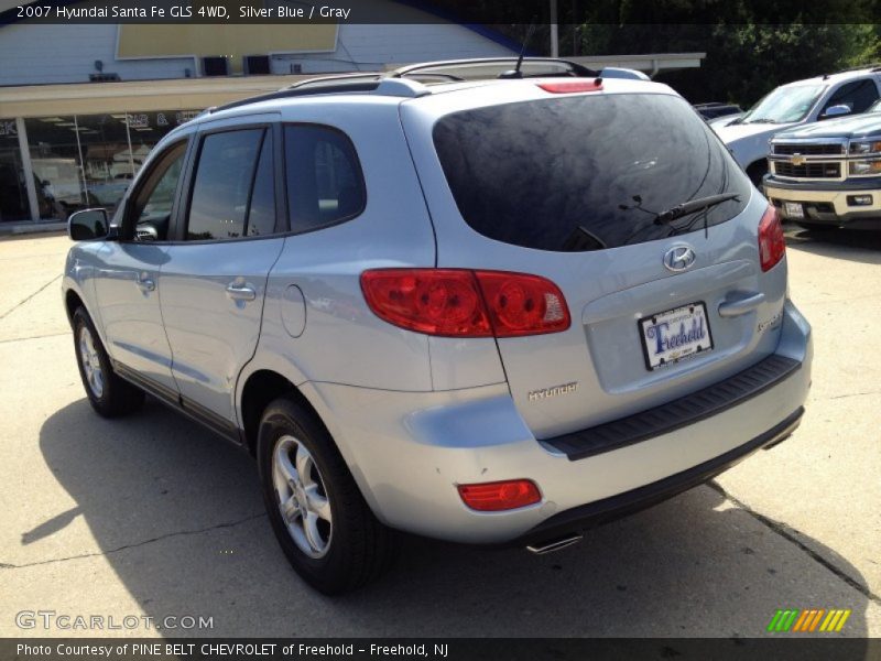Silver Blue / Gray 2007 Hyundai Santa Fe GLS 4WD