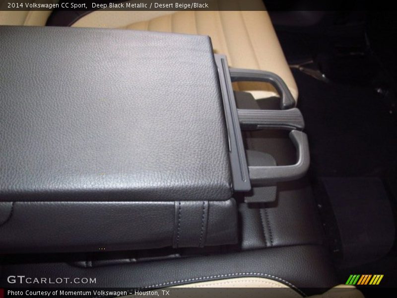 Deep Black Metallic / Desert Beige/Black 2014 Volkswagen CC Sport