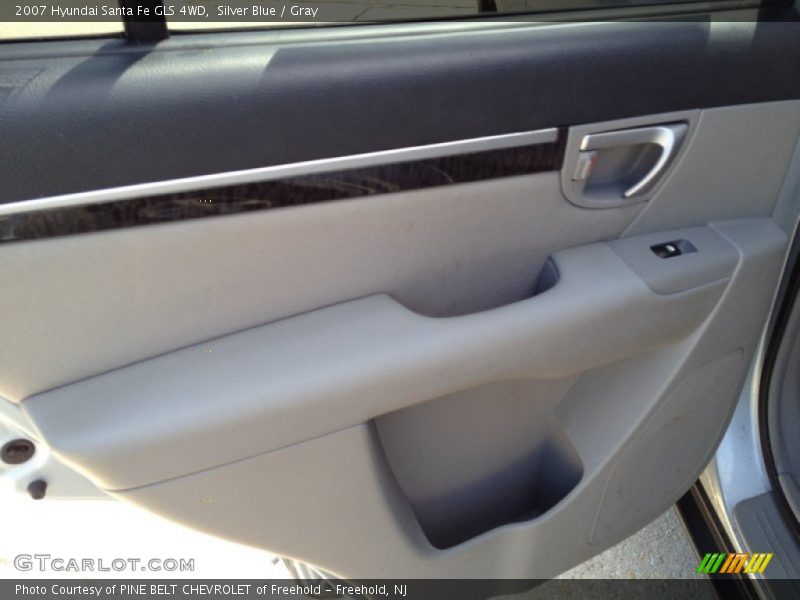 Silver Blue / Gray 2007 Hyundai Santa Fe GLS 4WD