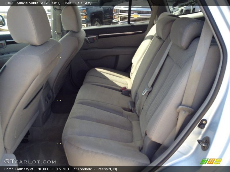 Silver Blue / Gray 2007 Hyundai Santa Fe GLS 4WD