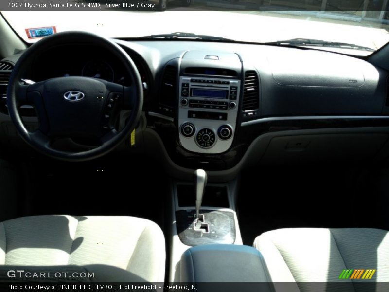 Silver Blue / Gray 2007 Hyundai Santa Fe GLS 4WD