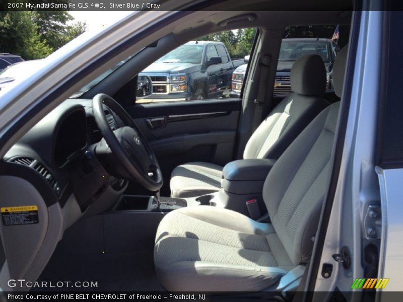 Silver Blue / Gray 2007 Hyundai Santa Fe GLS 4WD