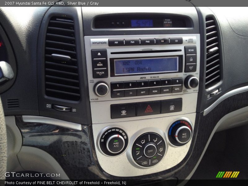 Silver Blue / Gray 2007 Hyundai Santa Fe GLS 4WD