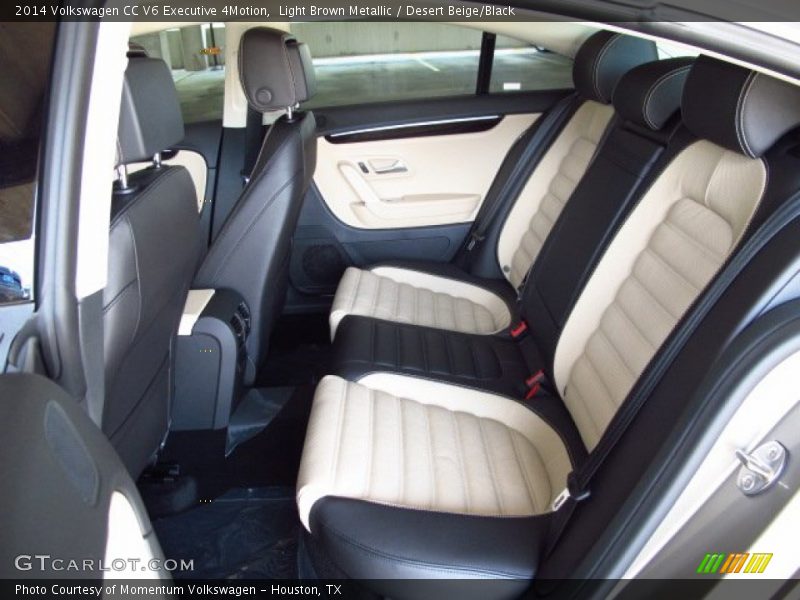 Rear Seat of 2014 CC V6 Executive 4Motion