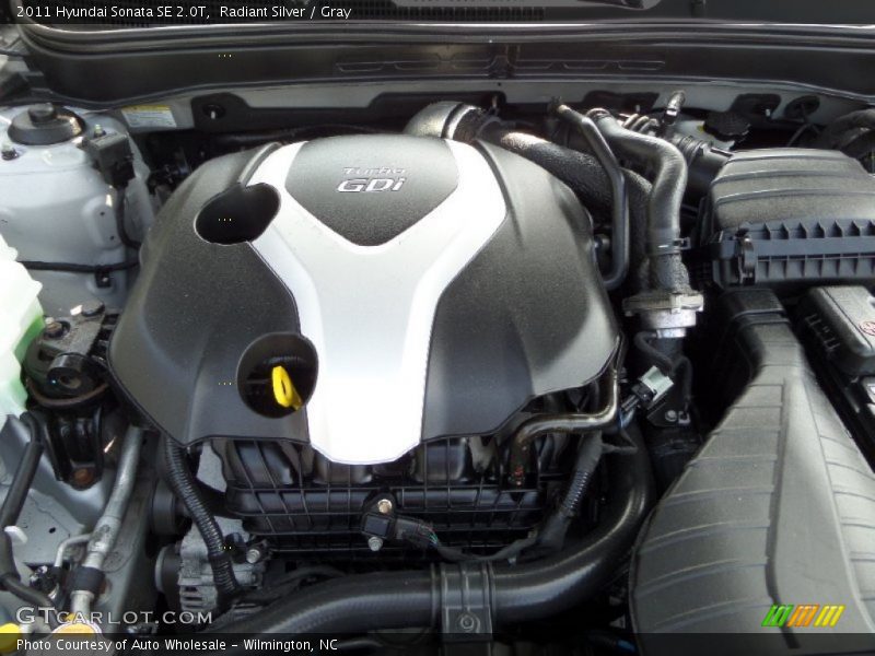 Radiant Silver / Gray 2011 Hyundai Sonata SE 2.0T